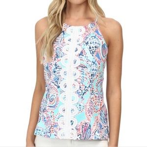 Lilly Pulitzer seashell tank